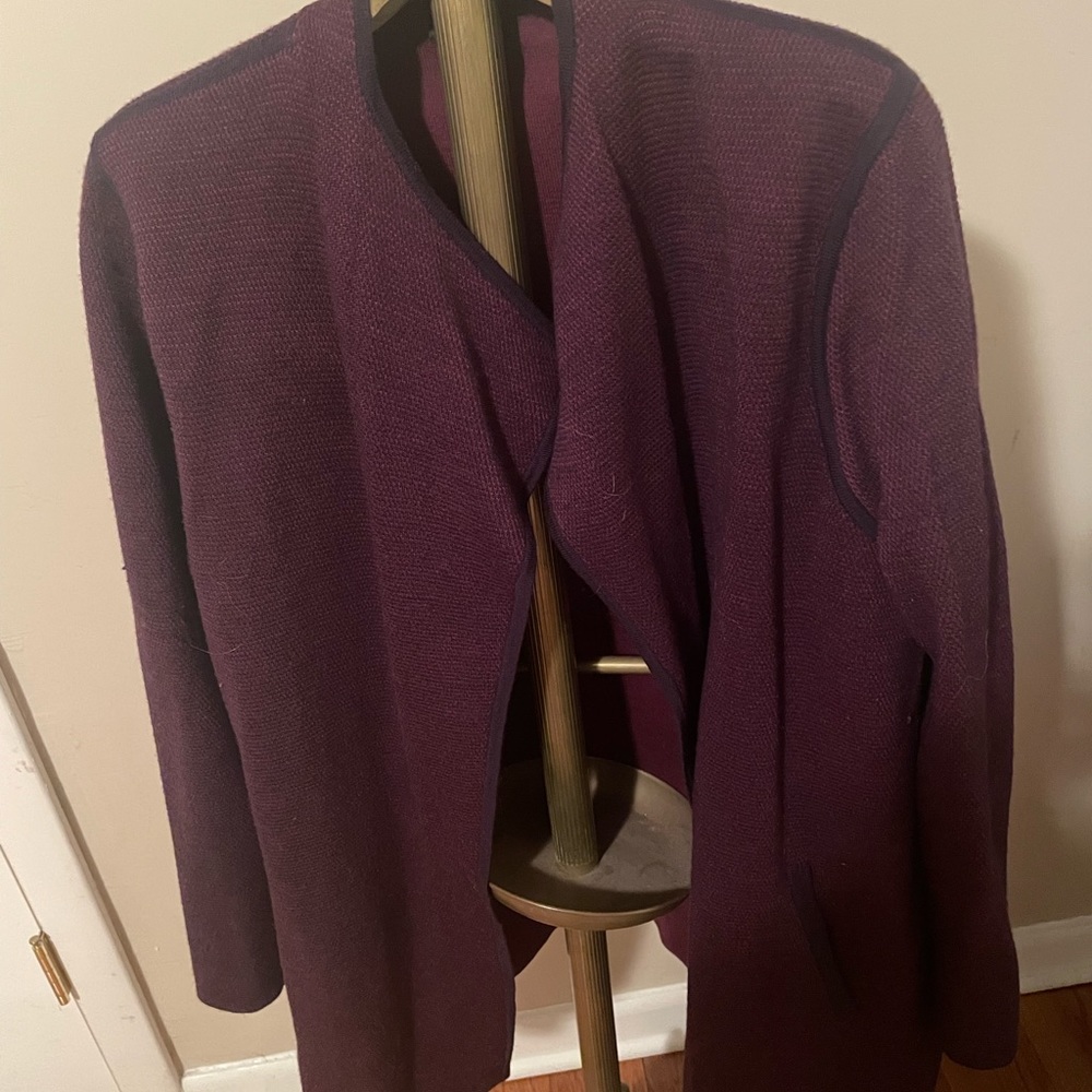 Purple light weight jacket